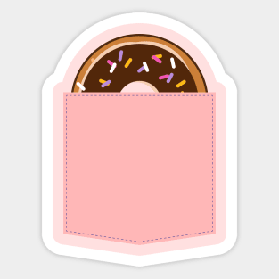 Pocket donut Sticker